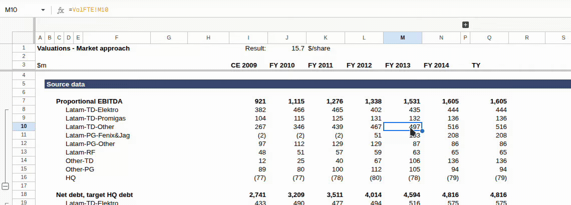 Formula Explorer — trace precedents in Google Sheets